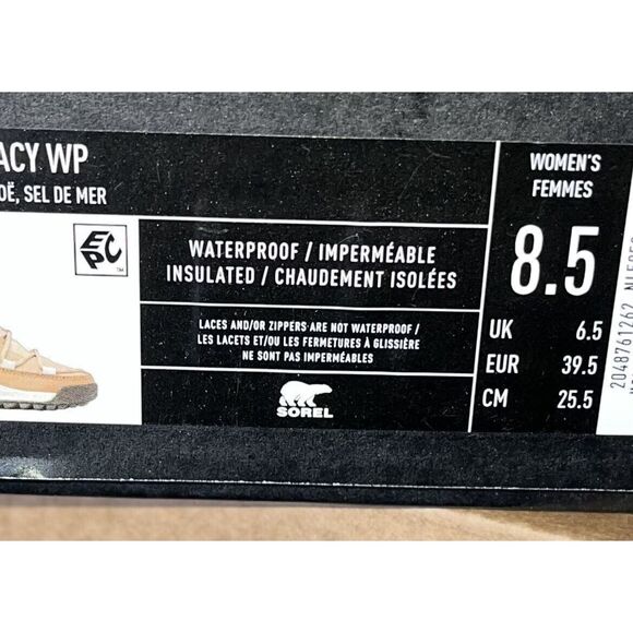 Sorel Womens Ona RMX Glacy Boots Size 8.5 Chukka Waterproof Insulated Tan NEW - Picture 12 of 12